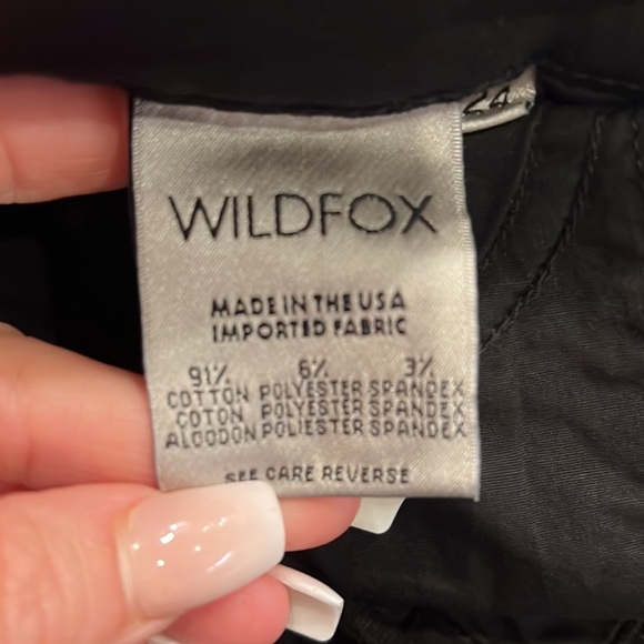 New Wildfox Marianne Perception Skinny Jeans Black Size 24 NWOT 24X29 - Picture 8 of 10